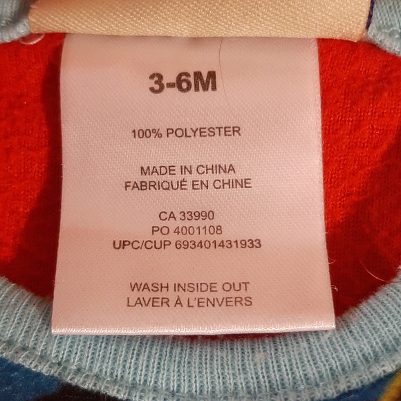 💜4/$20💜 Superman Fleece Sleeper - Picture 5 of 6